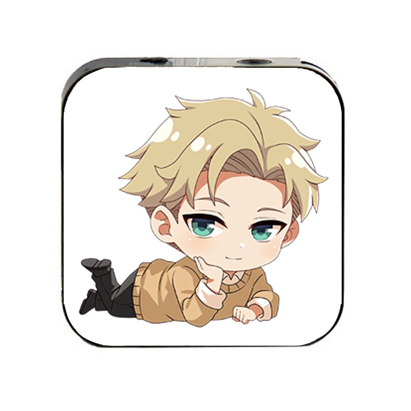 Máy nghe nhạc mp3 in hình  SPY x Family ver nằm anime chibi dễ thương xin xắn kèm tai nghe tiện lợi cá tính