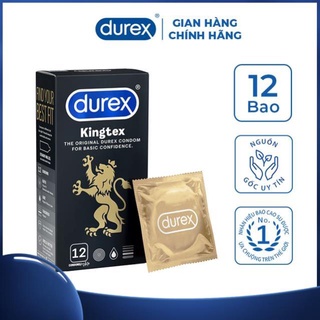 Bao cao su Durex Kingtex size nhỏ 12 bao