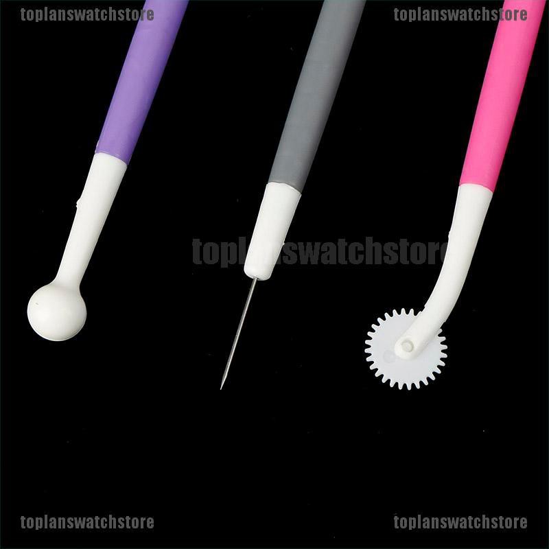 Set 3 Bút Tạo Hình Hoa Trang Trí Bánh Kem Tiện Dụng