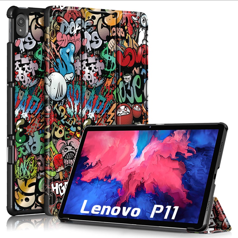Bao da in họa tiết dành cho Lenovo Tab P11 Plus 2021 11 inch