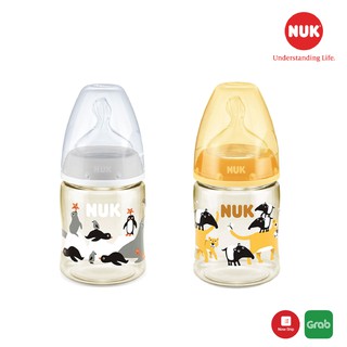 Bình sữa NUK PPSU 150ml núm ti silicone S1-M (Animals)