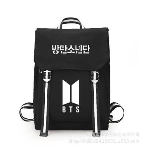 Ba lo BTS logo mới rẻ đẹp schollbag