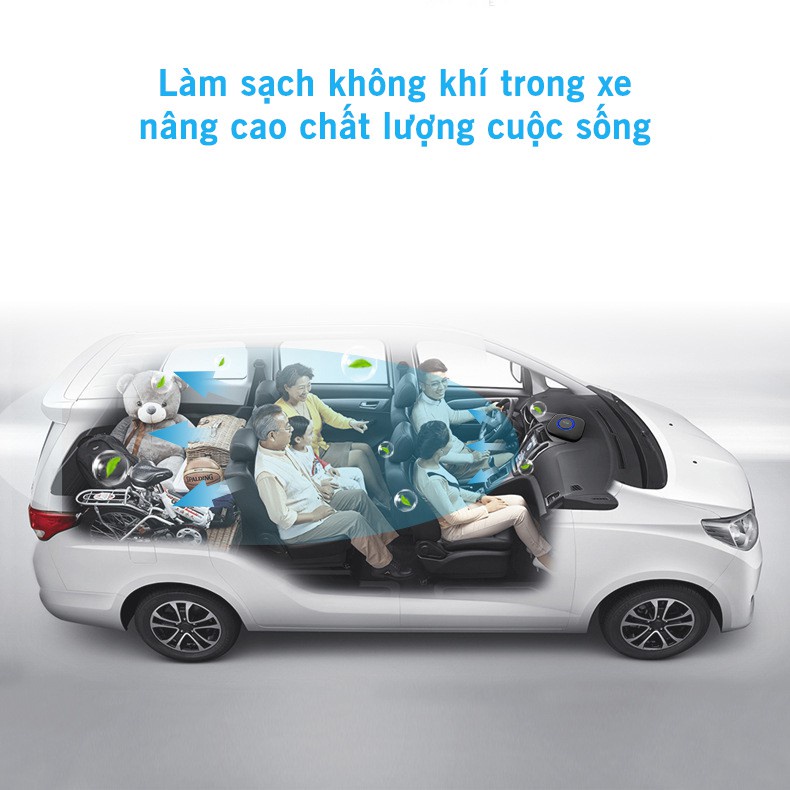 Máy lọc không khí khử mùi Ôtô Vie-OXY ( tiêu chuẩn châu âu ROHS )