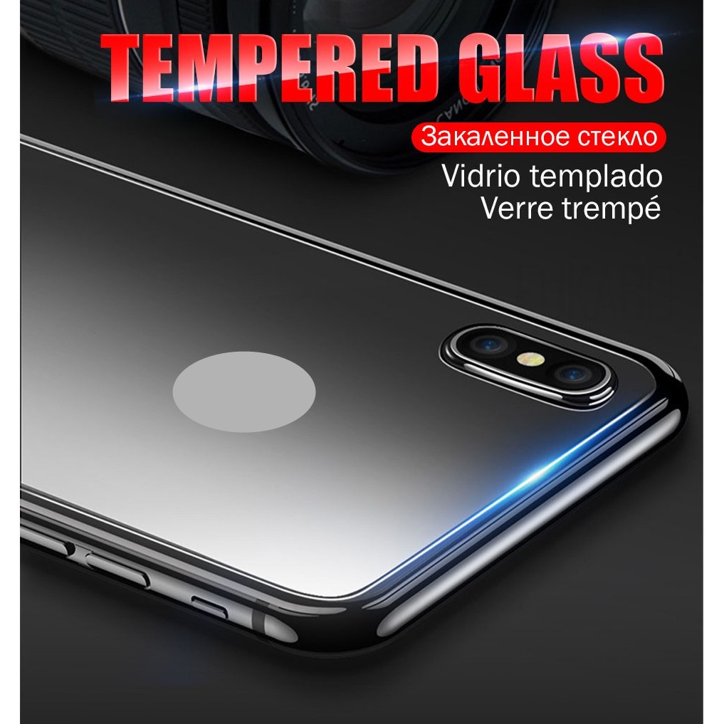 Ốp Điện Thoại Kính Cường Lực Sau Cho iPhone 7 Plus X XS Max XR 11 12 13 Pro Max 11 Pro Max 8 6s Plus 12 Pro Max