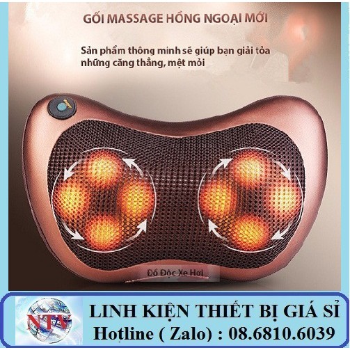Gối massage 8 bi