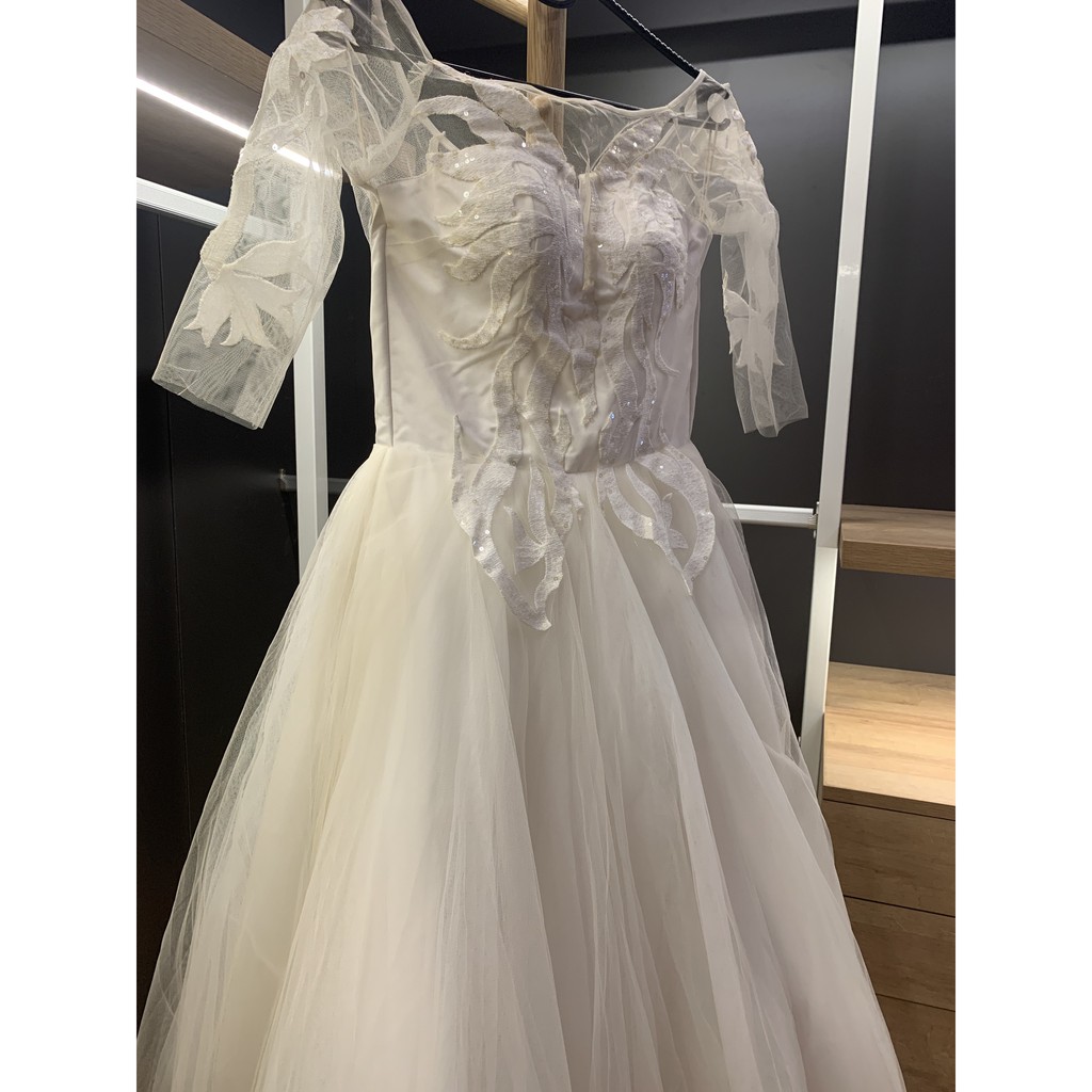 Váy cưới Váy cô dâu Wedding Dress Thanh lí giá rẻ [Flashsale] giảm giá mạnh Váy đầm dạ hội Váy chữ A