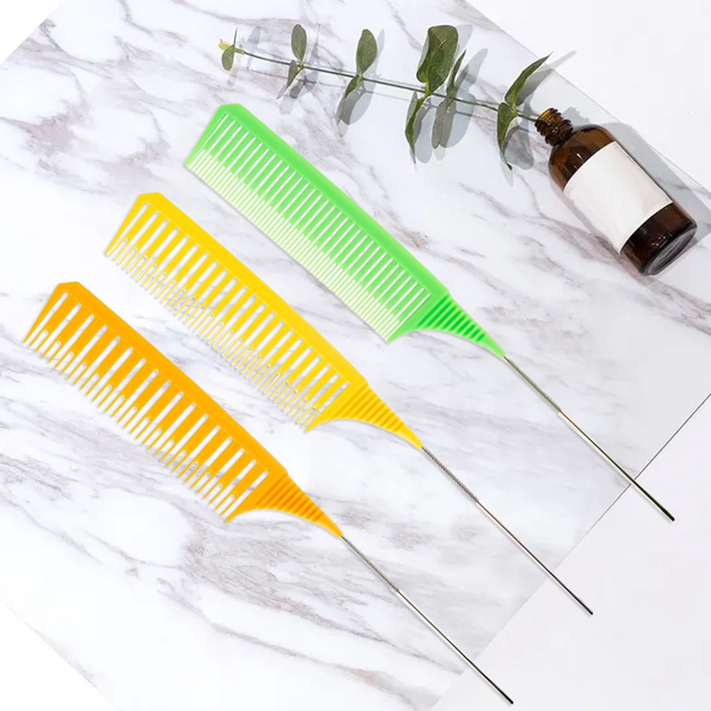 Bộ 3 Lược Tạo Kiểu Tóc Highlight Đa Năng Fenteer1 Dành Cho Nam Nữ