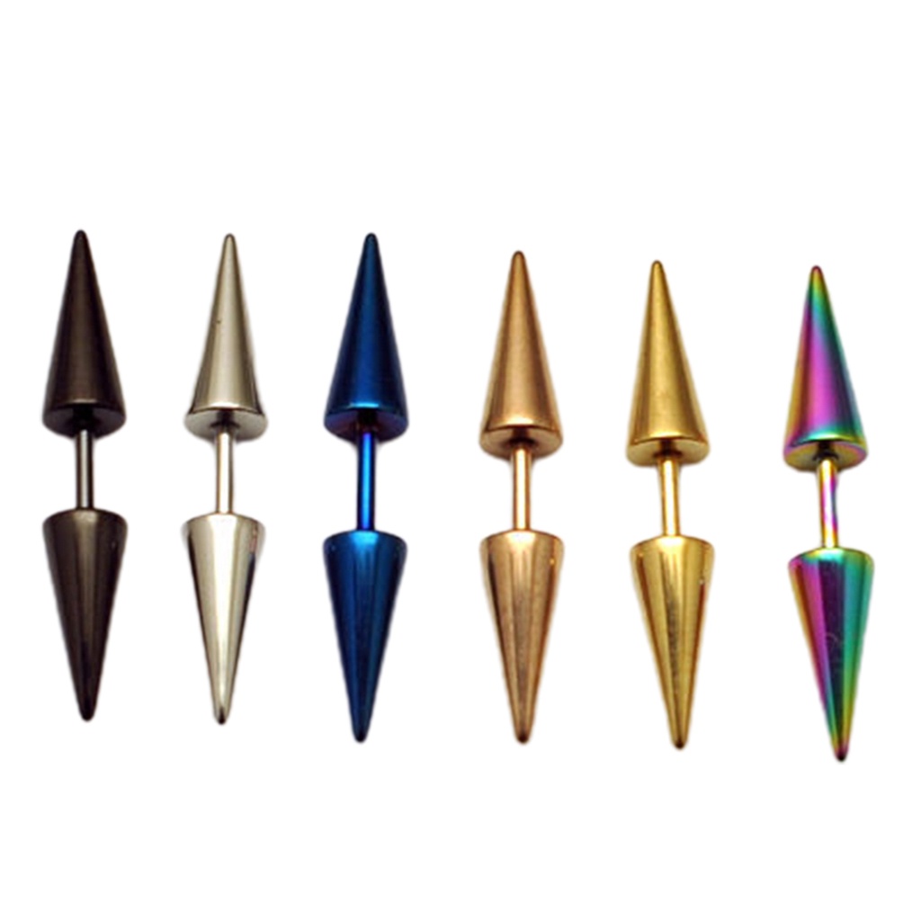 1 Đôi Bông Tai Đinh Tán Đính Đinh Cá Tính Dành Cho Nữ