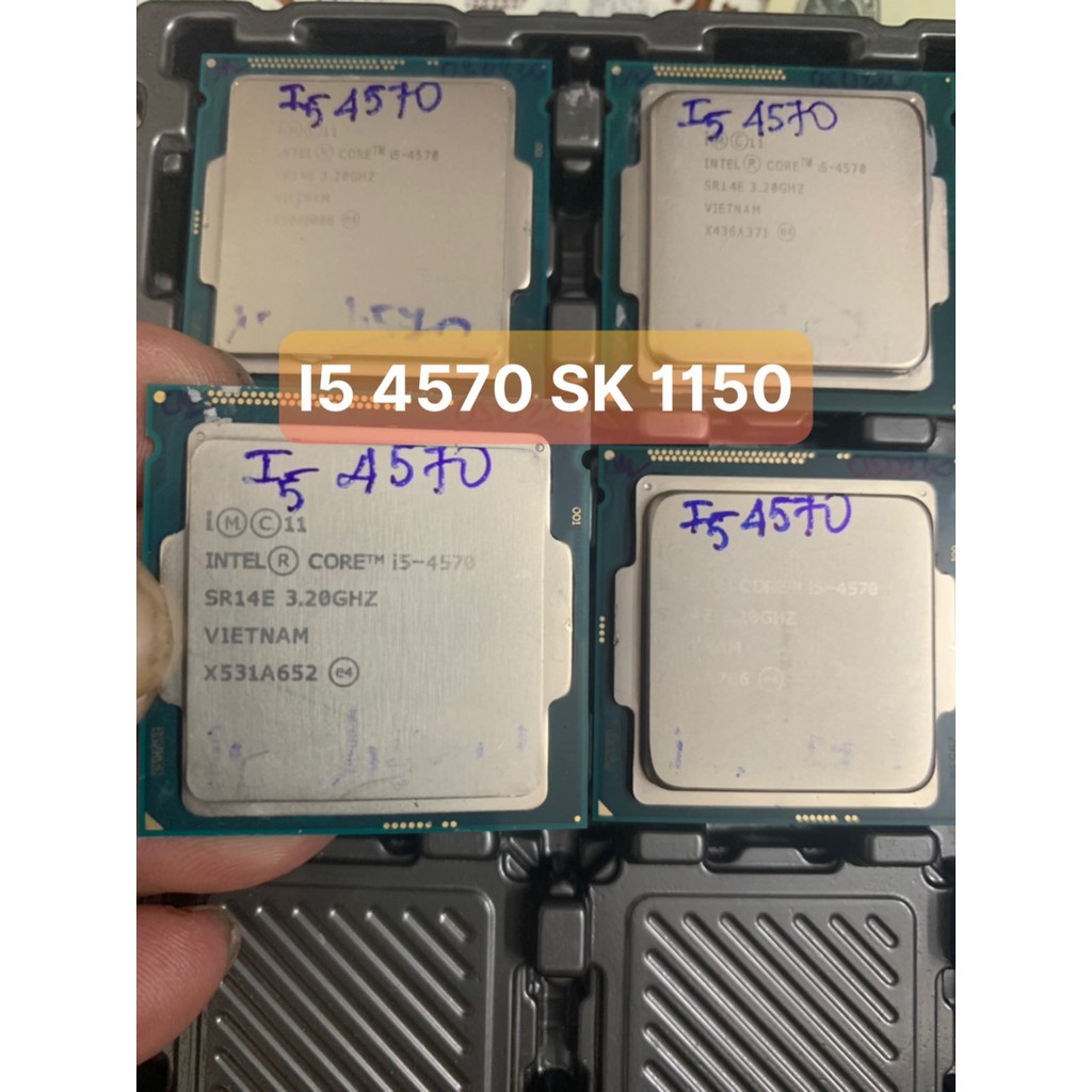 Bộ xử lý Cpu Intel® Core™ i5-4570 6M bộ nhớ đệm, tối đa 3,60 GHz - Vi Tính Bắc Hải