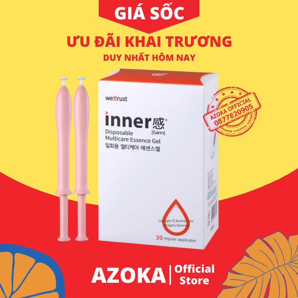 Gel Inner Vệ Sinh Phụ Nữ CHÍNH HÃNG Inner Gel Đũa Thần Làm Hồng Vùng Kín DDVS Sạch Thơm Khít Cô Bé (Lẻ) - AZOKA