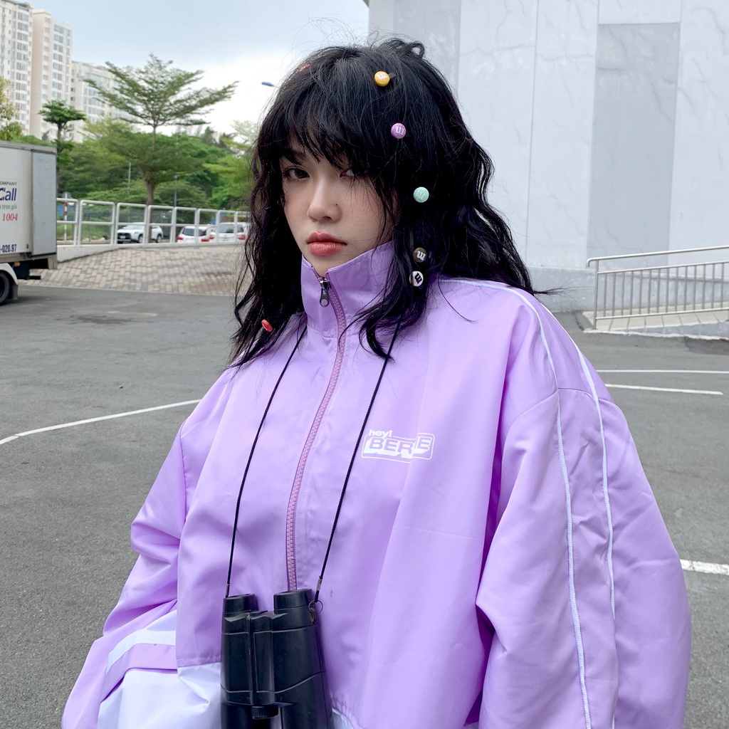 Áo khoác dù - Bernie Umbrella Jacket - Tím