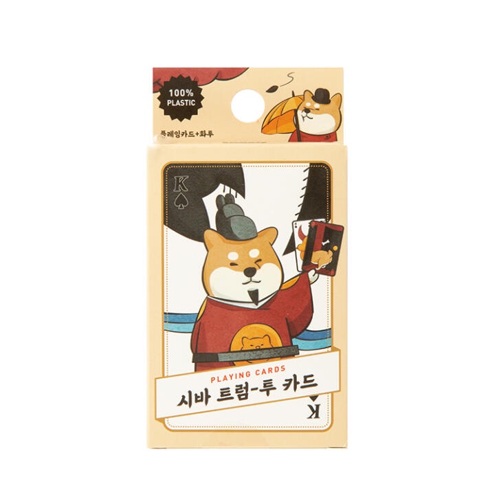 Bộ Bài Hoa Hanafuda ARTBOX Hàn Quốc Minh Họa Hình Cún Inu Shiba