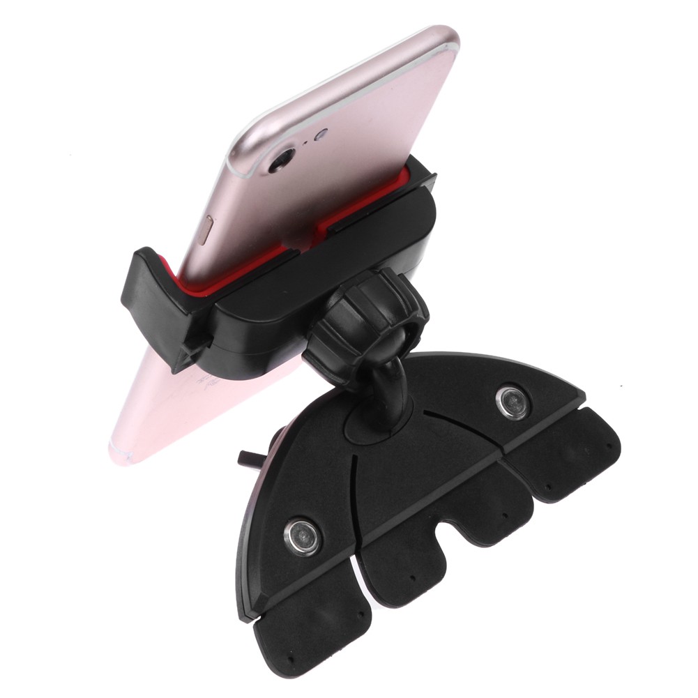 Giá đỡ điện thoại có khe cắm đĩa CD xoay 360 độ phổ quát trên ô tô cho iPhone