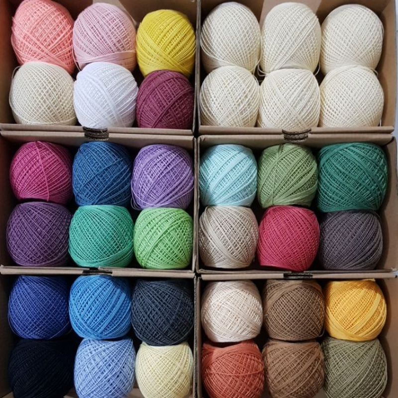 Len sợi lace cotton móc áo váy bikini thú bông