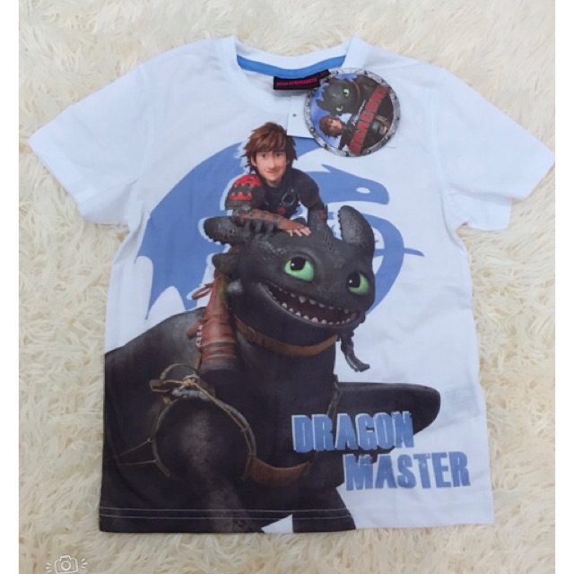 Áo Bí kíp luyện rồng- How to train your Dragon- xách tay Pháp auth cotton 100%