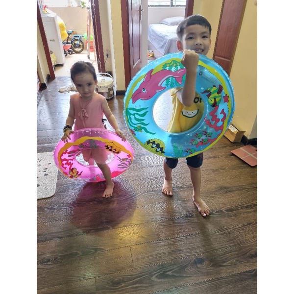 Phao bơi tròn cho bé từ 3-10 tuổi đường kính 60cm