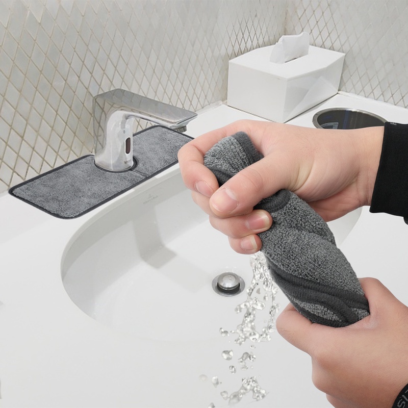 Thảm Lót Vòi Nước Bồn Rửa Chén / Nhà Bếp / Phòng Tắm Thấm Hút Tốt Bằng Sợi Microfiber