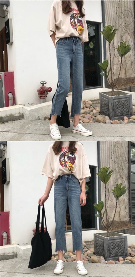 [ Sẵn ] QUẦN BAGGY có bigsize size lớn ULZZANG / QUẦN BÒ BIG SIZE JEANS ÔNG SUÔNG CHẤT ĐẸP