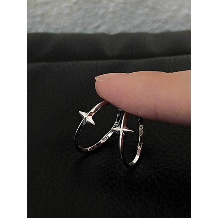 Khuyên Tai Hình Ngôi Sao Phong Cách hip hop Thời Trang