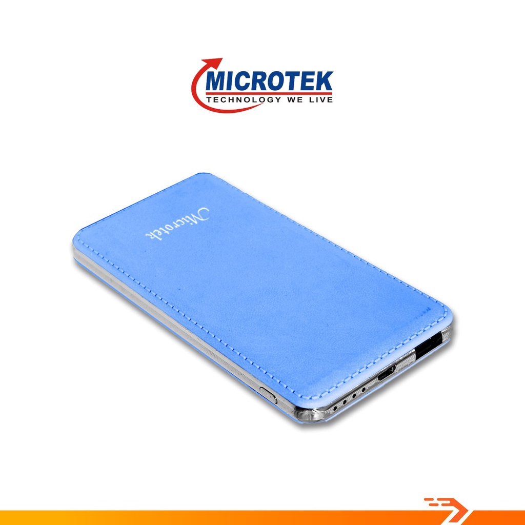 Pin Sạc Dự Phòng 10.000mAh Microtek MT-1003 - 2 Output/ 1 Input - Bảo Hành Chính Hãng