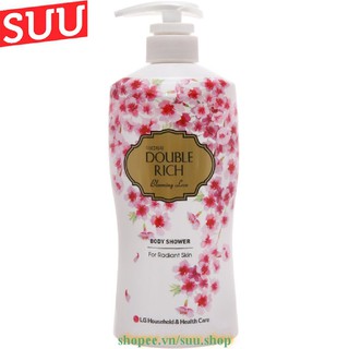 Sữa Tắm 550G Double Rich Blooming Love Hương Hoa Anh Đào, suu.shop Cam Kết 100% Chính Hãng.