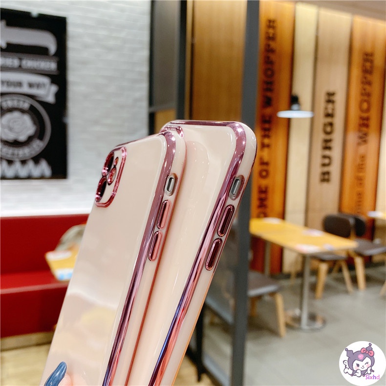 Ốp điện thoại khung vuông mạ vàng cho Xiaomi Redmi 9a 9c 9 8a 8 7a 7 Note 9 8 Pro | BigBuy360 - bigbuy360.vn