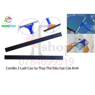Combo 2 Miếng Cao Su THAY THẾ Đầu Gạt Kính Homeinno Kích Thước 35cm (Không Đầu Gạt Nhựa)