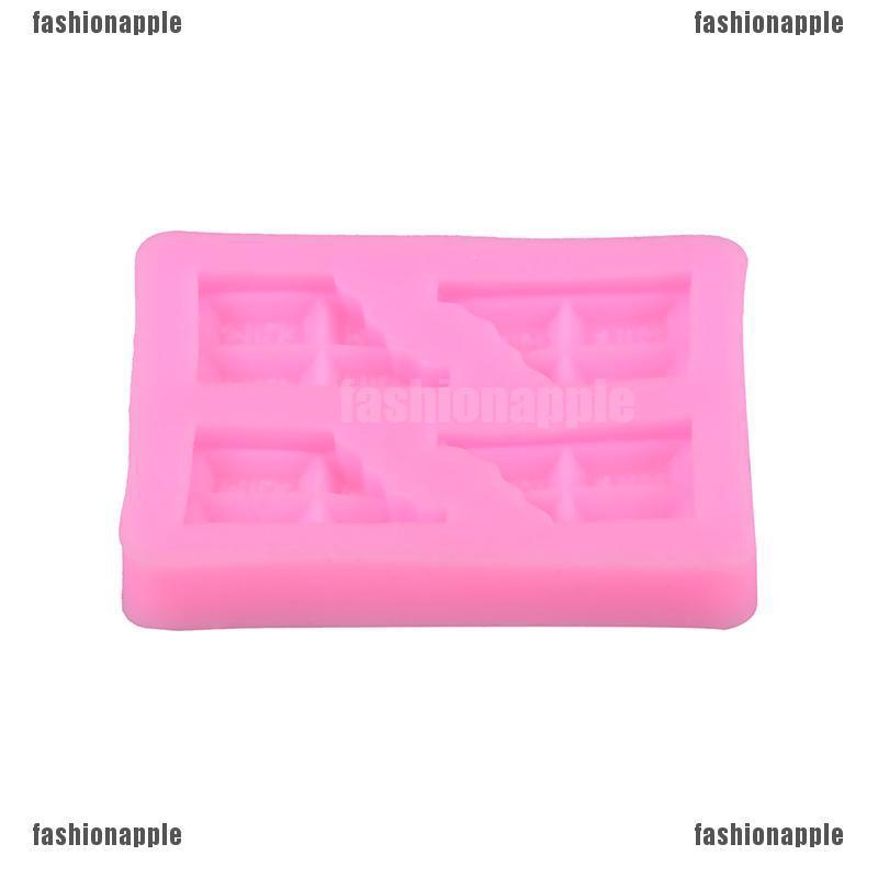 ❀❀ Fad Khuôn silicone Làm Bánh Kẹo Dạng Lỏng Hình Bán Nguyệt diy