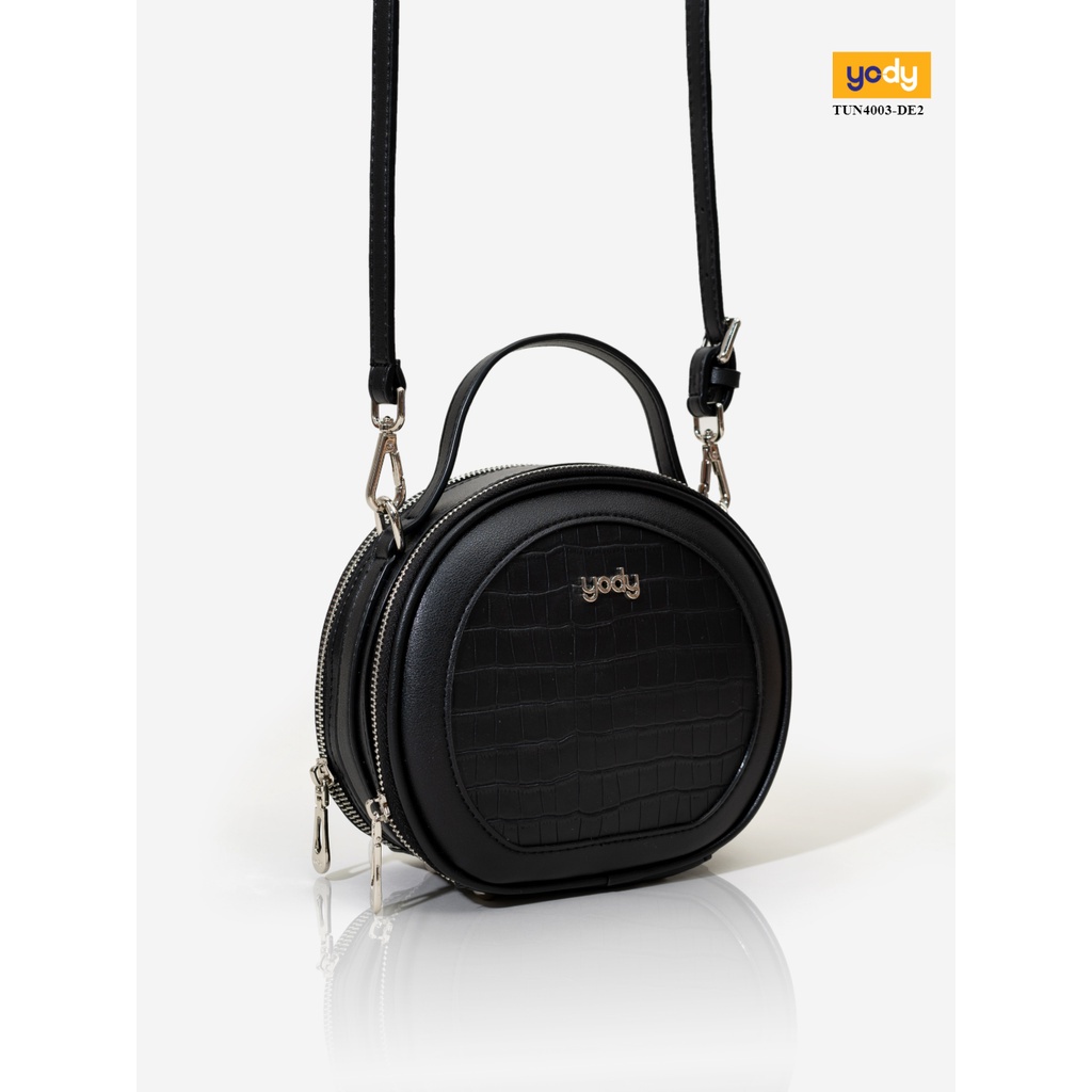 Túi xách Yody dáng hộp tròn balo đeo chéo cho nữ thiết kế sang trọng chất liệu da cao cấp - TUN4003