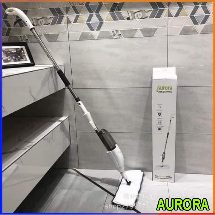 Cây Lau Nhà Phun Nước AURORA Deerma Water Spray Mop, Chổi Lau Sàn 2 in 1 Xoay 360 độ thông minh