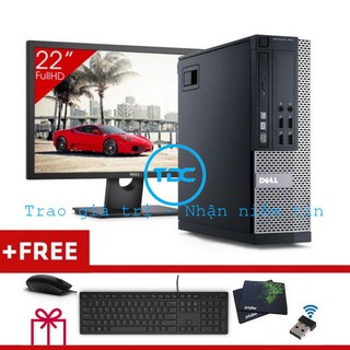 Mua Bộ máy tính để bàn DELL 7020 intel core i5  ram 8GB SSD 120GB  HDD 500GB  Màn hình máy tính DELL 22INCH.Quà Tặng