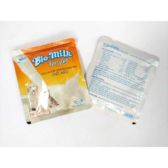 Sữa cho chó mèo con Bio Milk 100g/gói