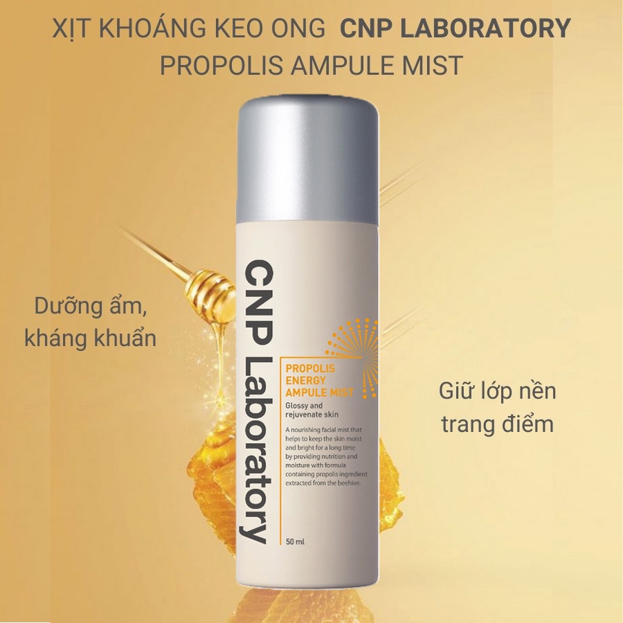 Xịt khoáng tinh chất keo ong tái tạo da CNP Laboratory Propolis Energy Ampule Mist 100ml