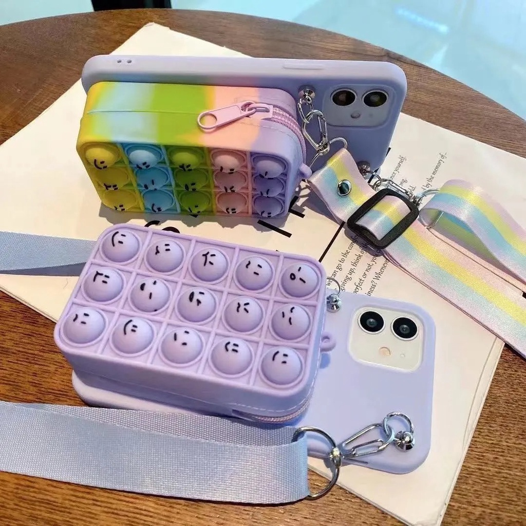 Ốp điện thoại dạng ví hình hoạt hình có dây đeo chống rơi cho OPPO RENO5 RENO5PRO RENO5F RENO6 RENO6PRO RENO6Z