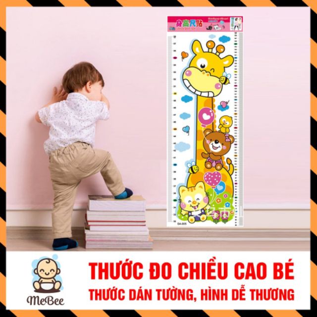Decal Dán Tường Đo Chiều Cao Cho Bé