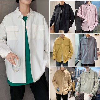 Áo Sơ Mi Nam Dài Tay Nhiều Màu Kiểu Dáng Thời Trang Siêu Hot Cực Dễ Phối Đồ
