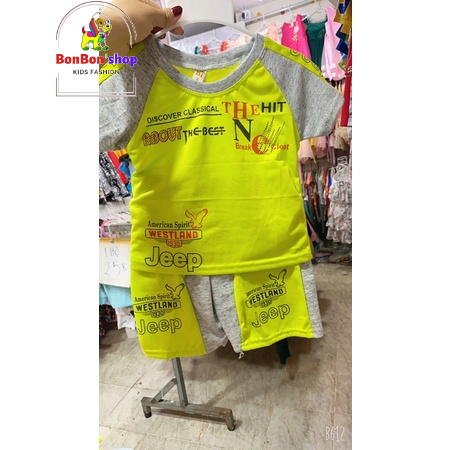 Combo 3 bộ cho bé trai, đồ bé trai tay cộc siêu đáng yêu giá tận xưởng 1t-5 tuổi