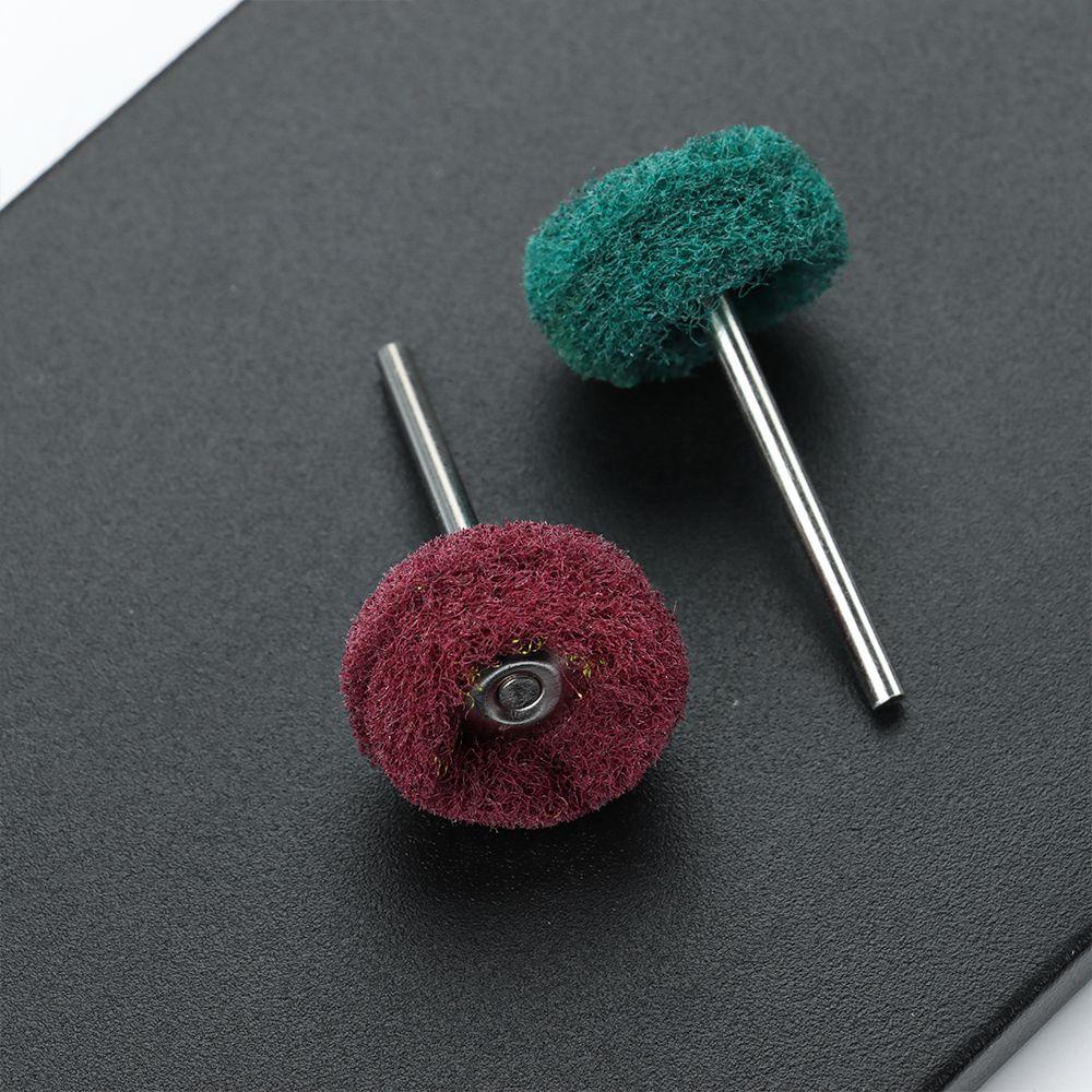 Set 10 Đĩa Mài Đánh Bóng Mini Bằng Nylon Đầu 3mm Nhiều Màu Sắc