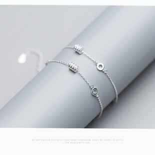 Lắc Chân Mạ Bạc 925 Thiết Kế Đơn Giản Thời Trang Hàn Quốc Cho Nữ | BigBuy360 - bigbuy360.vn