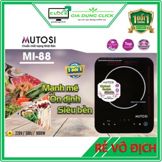 Bếp điện từ mutosi mi88 2200w với 10 công suất đun 5 chế độ đun nấu -bảo hành 12 tháng