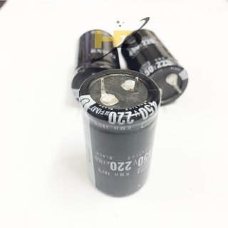 Tụ sừng 220uf 450v, tụ hóa phân cực 25x40mm