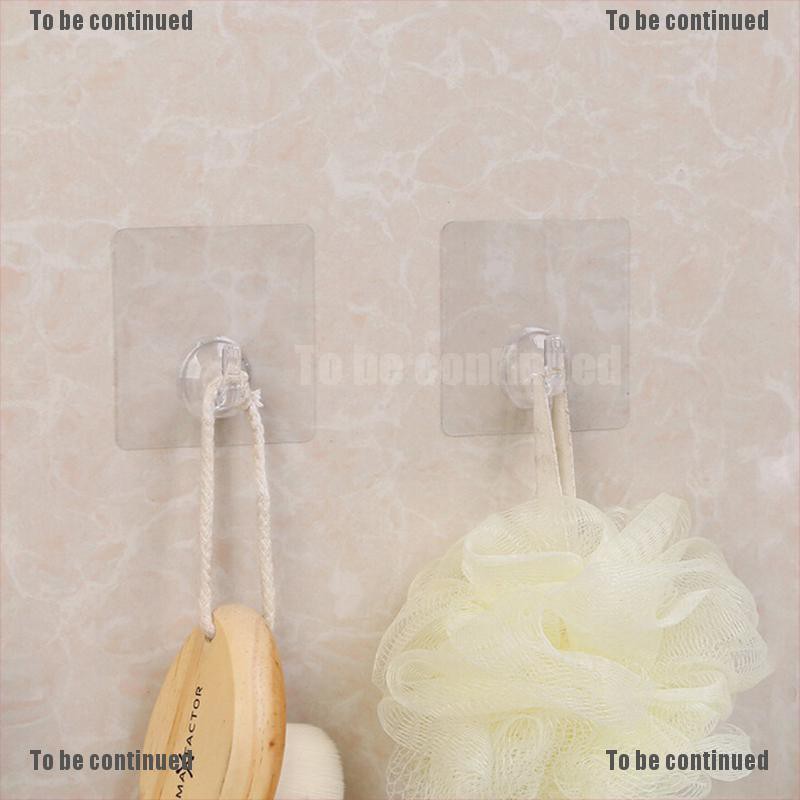 Bộ 4 Móc Treo Đồ Gắn Tường Trong Suốt Tiện Dụng