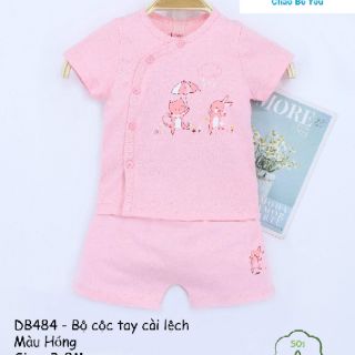 Áo sơ sinh cài chéo Dokma