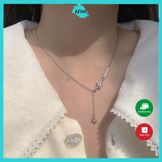 [ MÃ 153 ] Dây Chuyền Nữ ❤️FREESHIP❤️ Vòng Cổ Chuỗi Ngọc Trai Nhân Tạo Thả Bất Đối Xứng Sang Chảnh