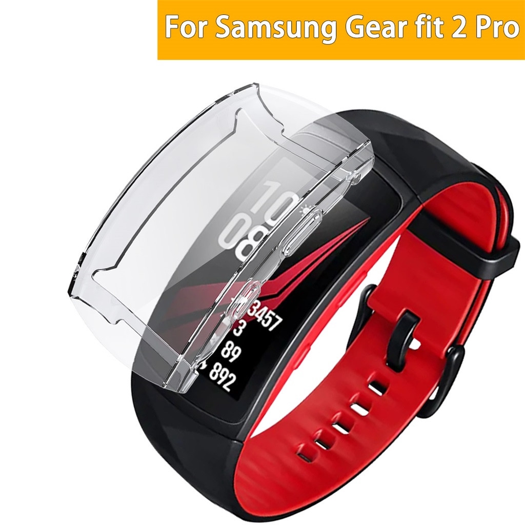 Ốp Tpu Trong Suốt Bảo Vệ Mặt Đồng Hồ Samsung Gear Fit 2 Pro & Sim