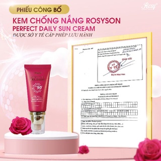 kem chống nắng kiềm dầu Rosyson