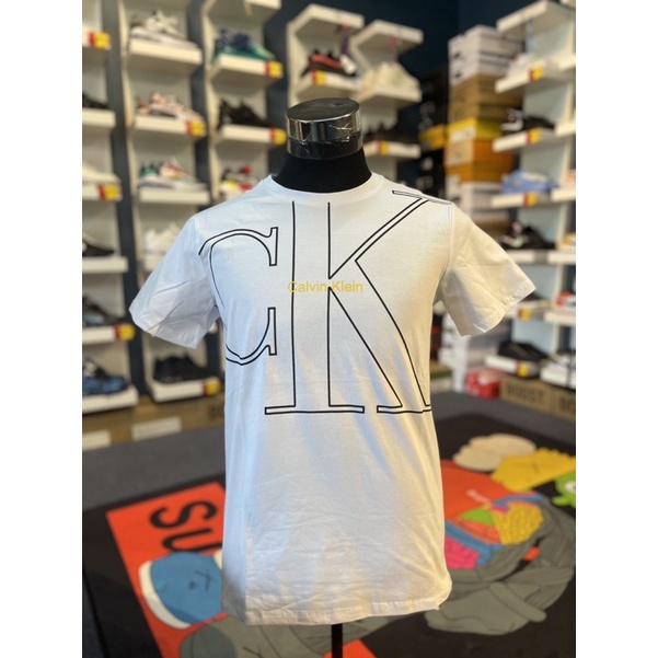 Hàng Có Sẵn Áo Thun Cotton Nguyên Chất In Chữ logo Lớn Thoải Mái Dễ Phối Đồ Phong Cách C1k Cho Nam Và