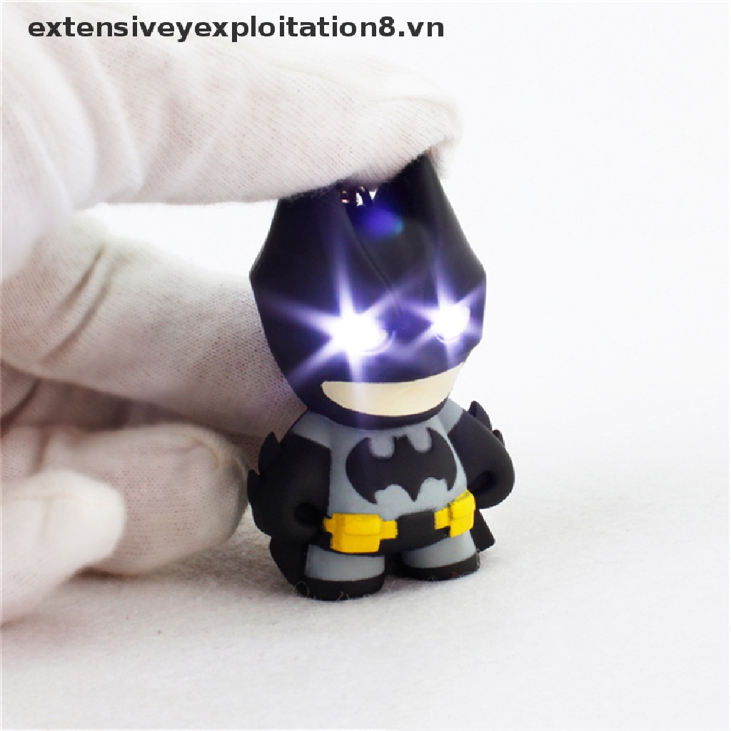 Móc Khóa Hình Batman Có Đèn Led Và Âm Thanh