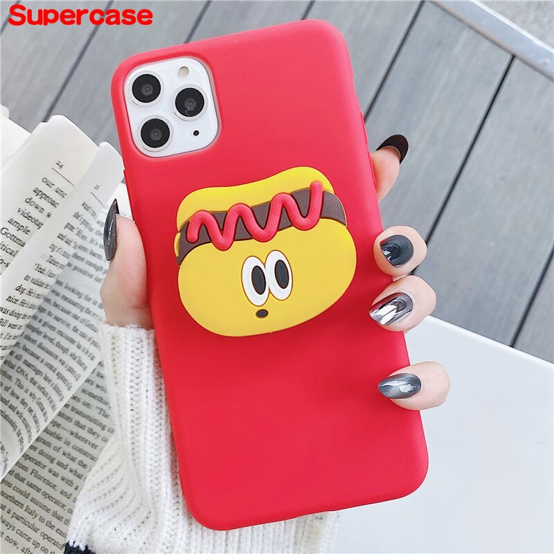 Ốp Điện Thoại Mềm Hình Đồ Ăn Nhanh 3D Cho Xiaomi Mi Poco F2 Pro Redmi 9c 9a Note 9 10x K30 Pro Max 9s