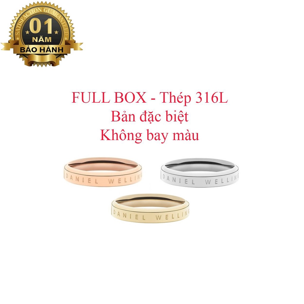 Nhẫn DW Classic Ring - Full Box- Bản Đẹp - Không Phai Màu - Bảo Hành 1 năm